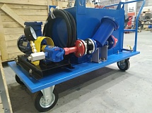 Передвижная насосная установка промывки штуцеров